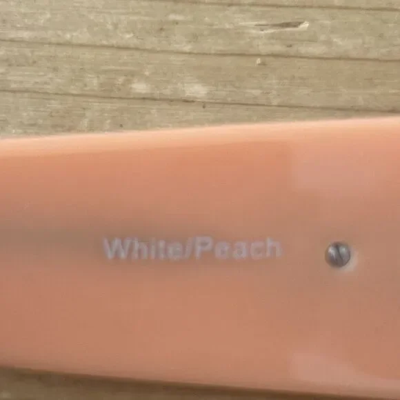 Dragon Pinup Sunglasses White/Peach Frames w BR Clamshell Case Y2K 90s - Picture 6 of 10